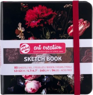 Talens Art Creation Sketch Book – Floral Edition (12 × 12 cm)