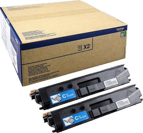 Toner Brother TN-329C TWIN, Cyan, 2 copë, 12000 faqe