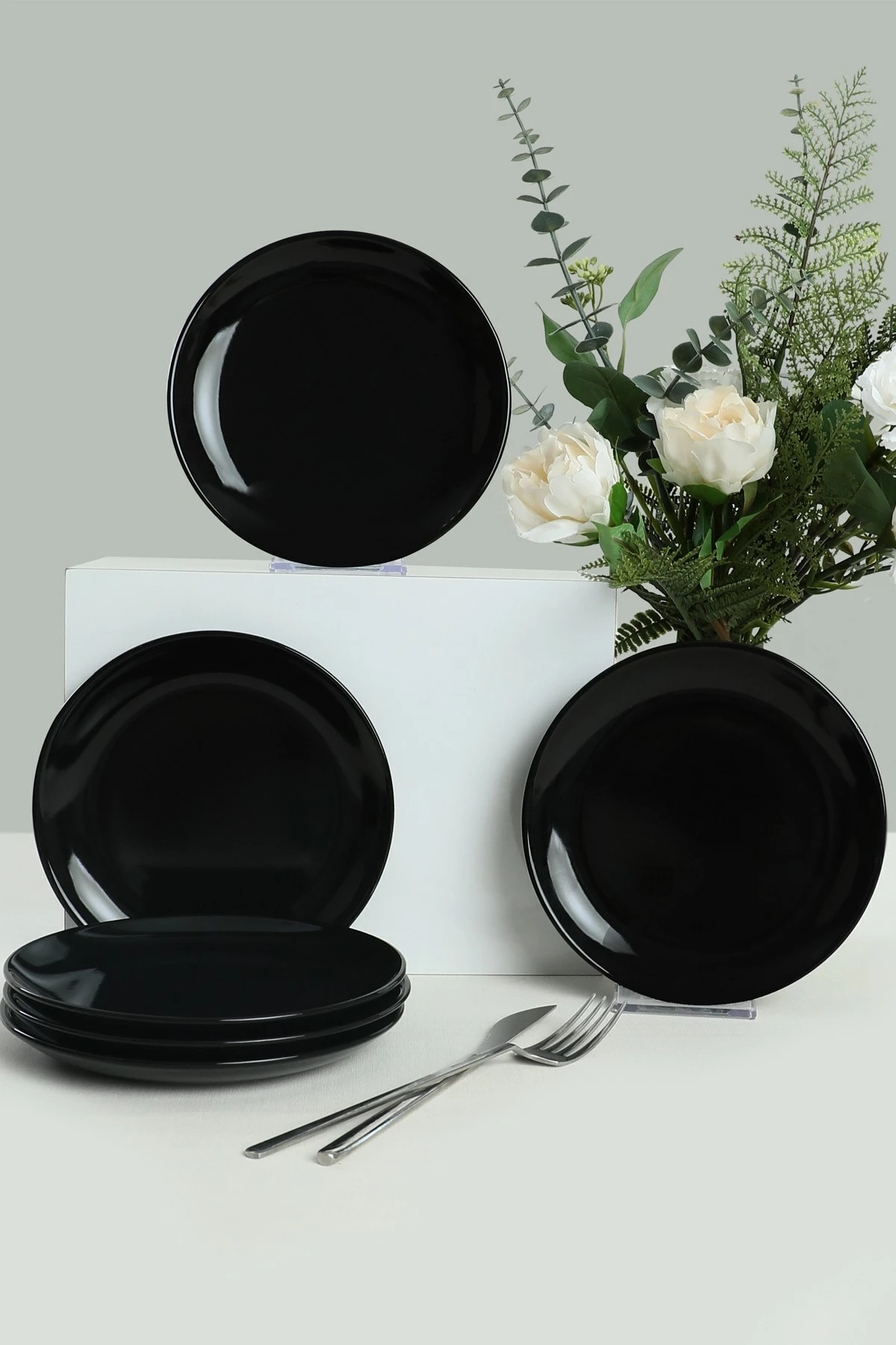 Set pjatash ëmbëlsirash qeramike (6 copë), Hermia Concept, ST025506F650A000000MAYD100