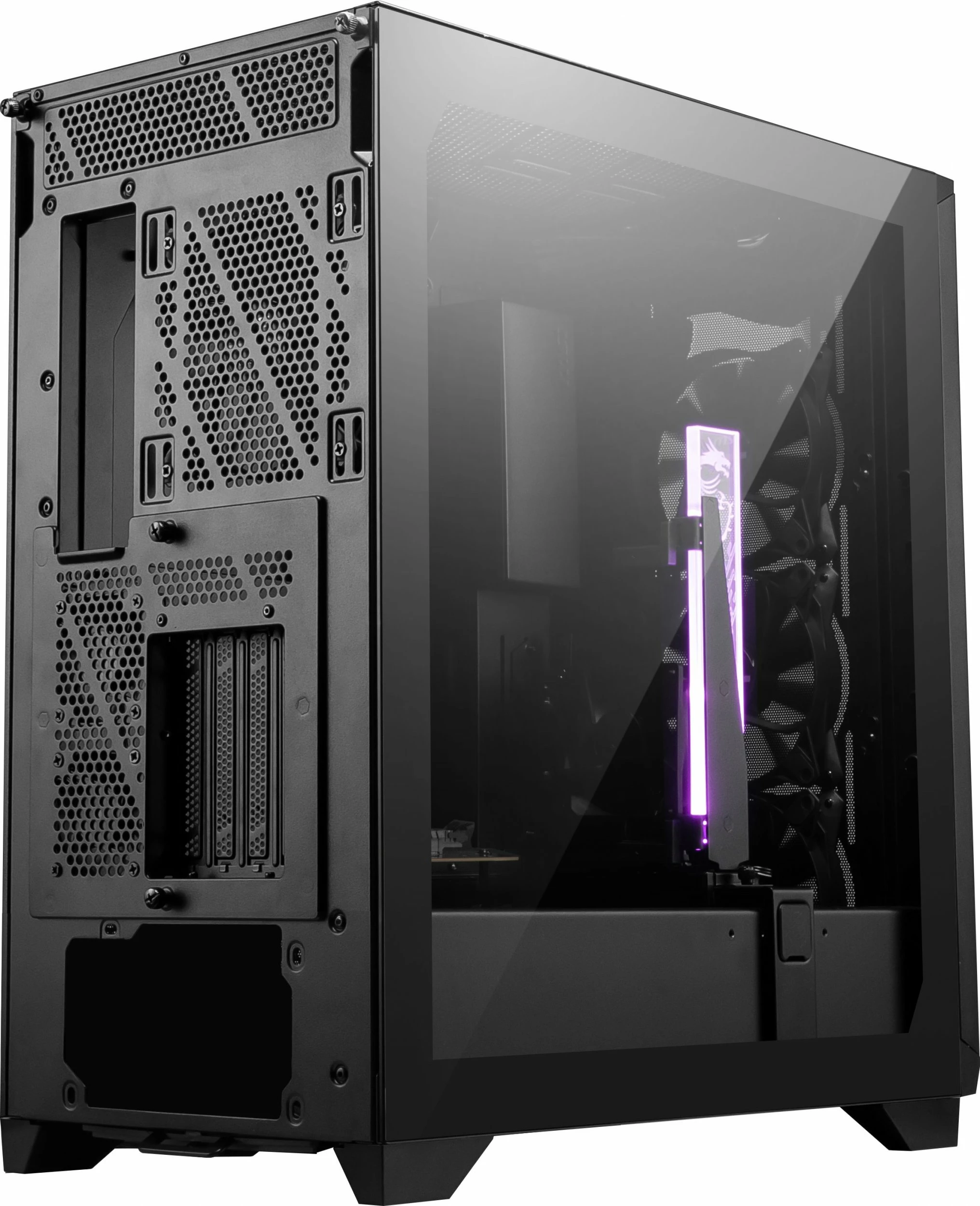 Kasë MSI MPG Gungnir 300P Airflow 306-7G21P21-W57 Midi Tower ATX/e-ATX, USB Type-C, 7 ventilatorë të instaluar, e zezë
