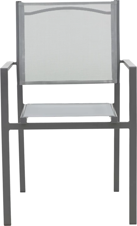 Tavolinë me karrige Watson-Confidence set prej 3 copash metal ngjyrë qymyr 70x70x70cm