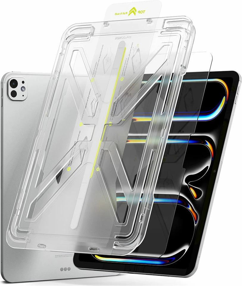 Xham i temperuar për ekran Ringke Easy Slide për iPad Pro 11" (2024, 5th Gen), Transparent