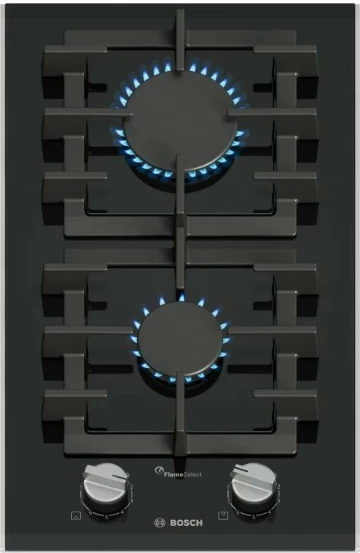 Sobë gazi Bosch PRB3A6I40, 2 zona, e zezë