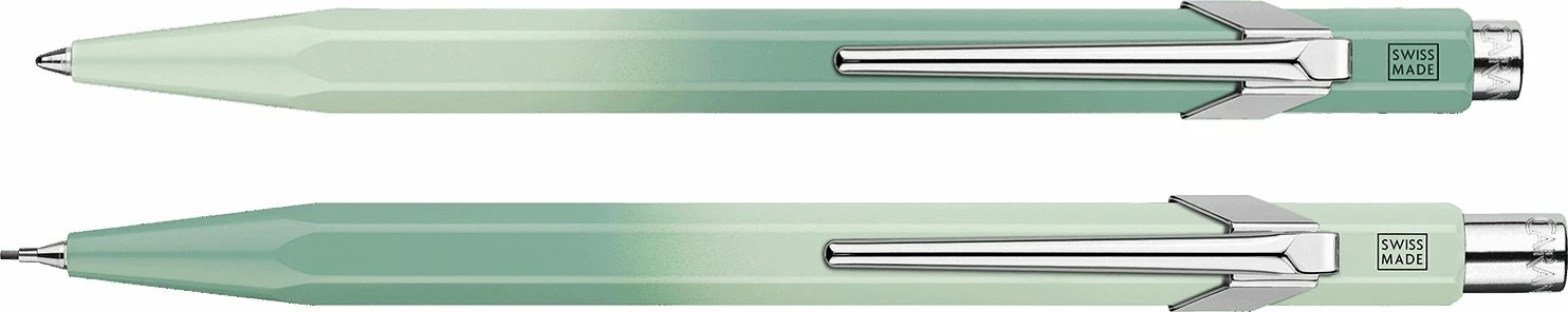 Set stilolapsi dhe lapsi Caran d'Ache 849/844 Misty Forest CD8490-706, gjelbër, me kuti