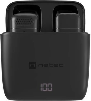 Mikrofon lavalier wireless Natec Hopper NMI-2255, USB-C, i zi, set me 2 copë