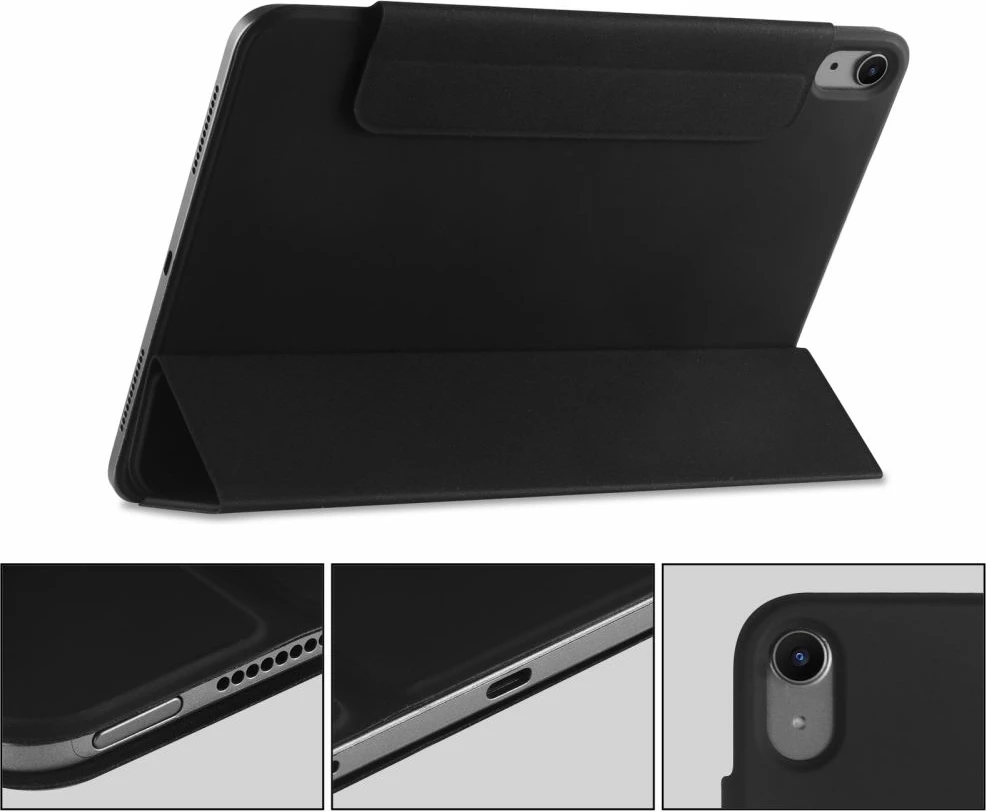 Mbështjellës Tech-Protect SmartCase Magnetic për iPad Air 10.9"/11", i zi