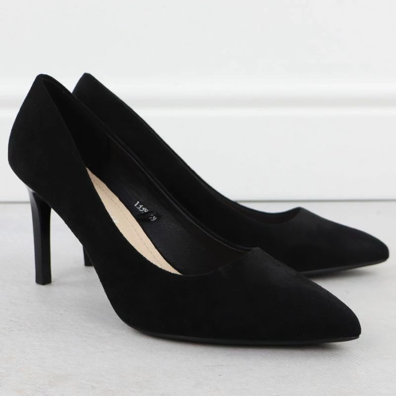 Këpucë me taka të larta LEONE Sergio Leone 1339, të zeza [Madhësia: 38]