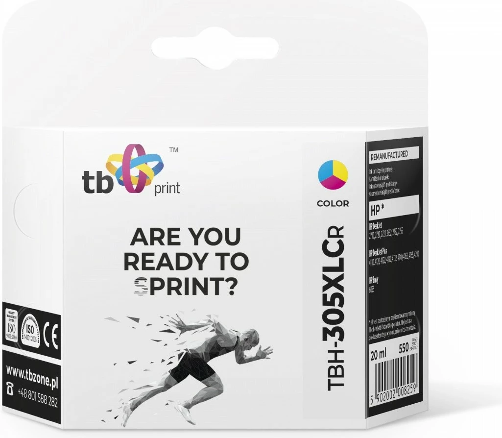 Toner ngjyrë TB Print TBH-305XLCR për HP DeskJet 2710, 20 ml, Color