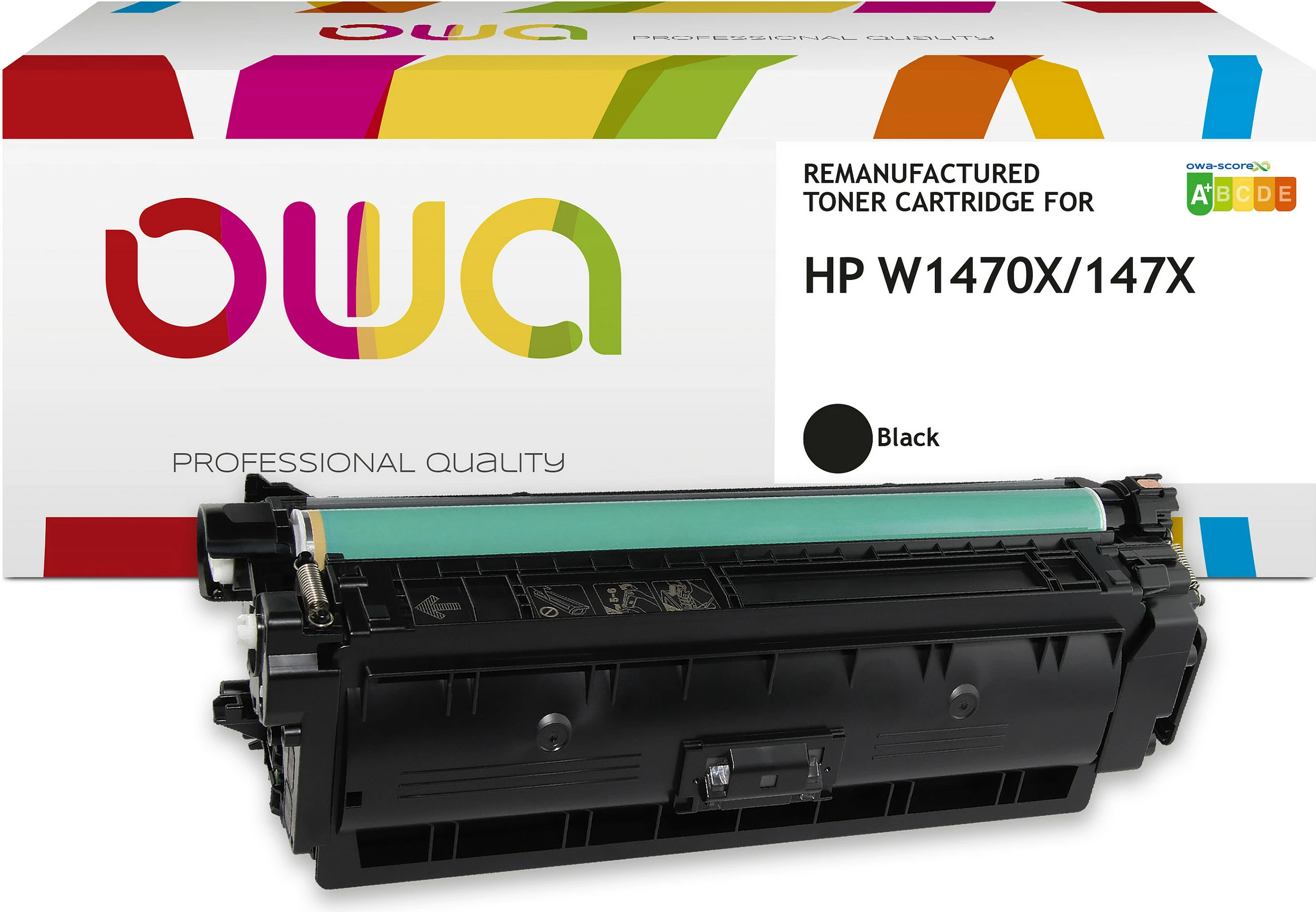 Toner OWA HP W1470X/W147X, kompatibil me HP, 25200 faqe, i zi