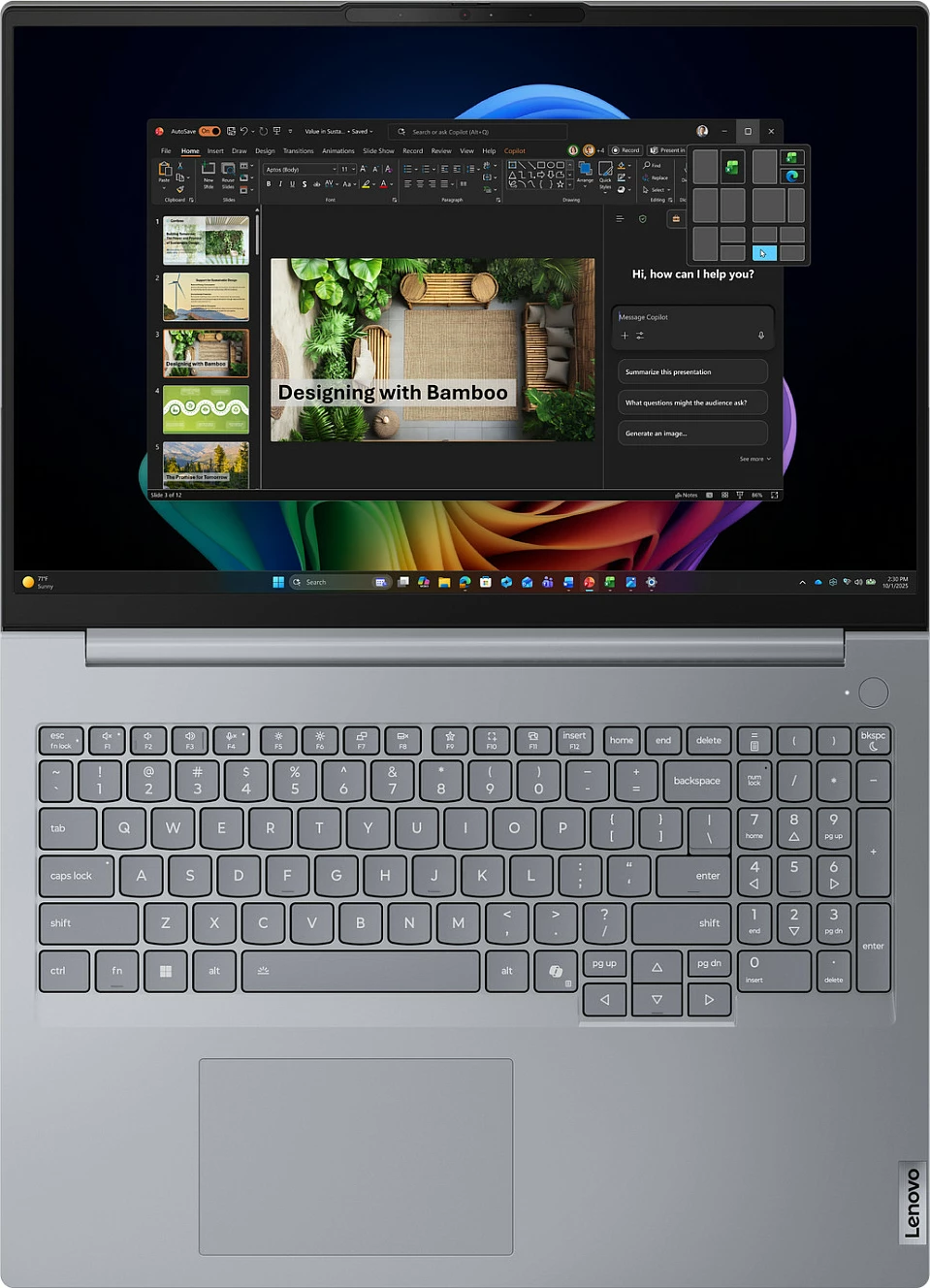 Laptop Lenovo ThinkBook 14 G9, CU5 325, 32GB RAM Memorje, 1TB SSD, 16" WUXGA, Windows 11 Pro, Arctic Grey