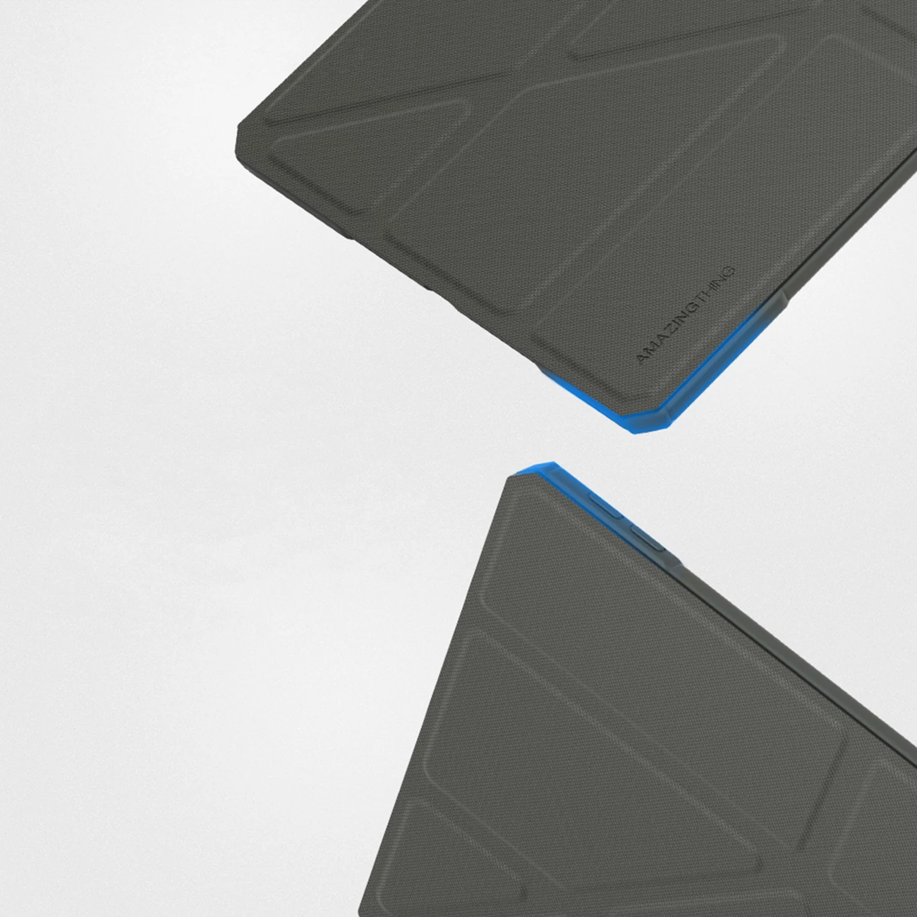 Mbështjellës folio, AmazingThing Titan Pro, për iPad Air 11" M3 (2025) me mbajtës Apple Pencil dhe stand, gri