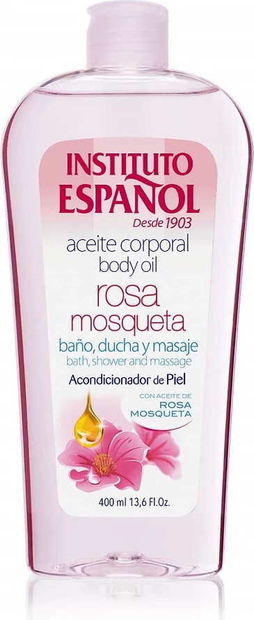 Vaj për trup dhe banjë për femra Instituto Espanol Rosehip, 400ml