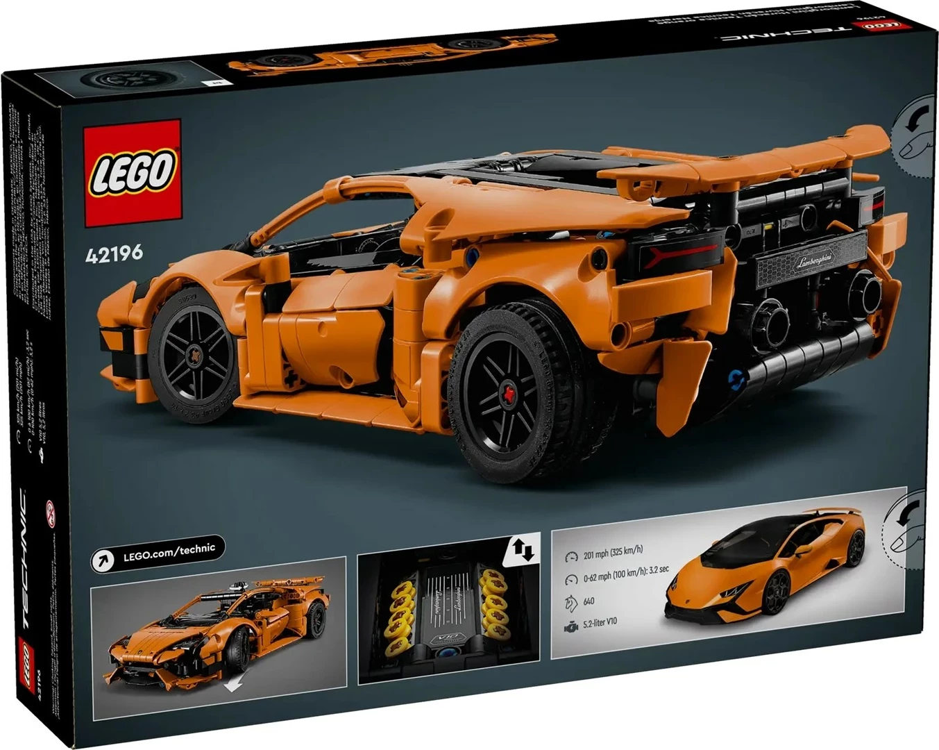Set LEGO TECHNIC Lamborghini Huracán Tecnica Portokalli