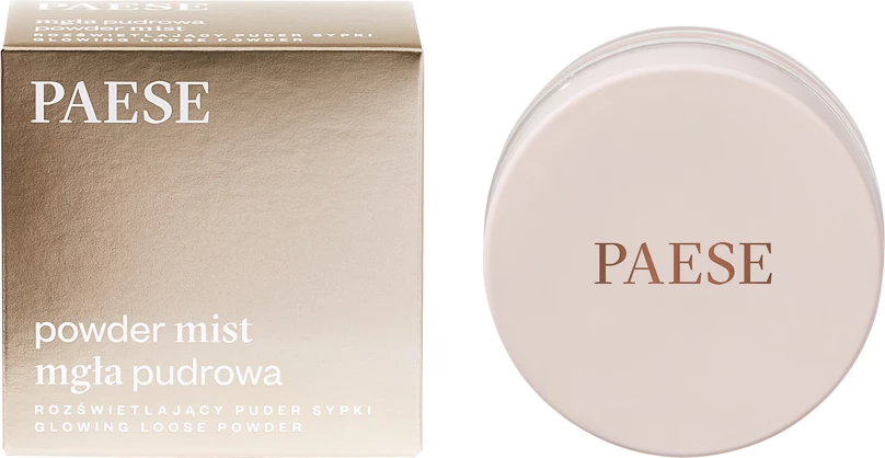 Pluhur i lirshëm ndriçues për femra Paese Powder Mist 02 Natural Beige 5g