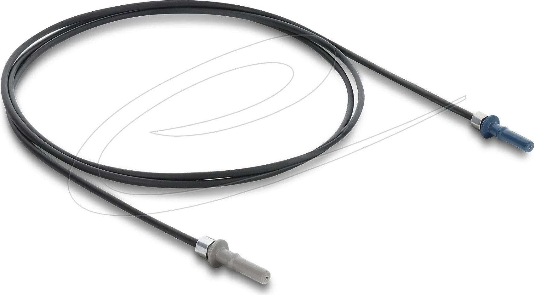 Kabel optik POF DeLOCK HFBR 4501-4511Z, simplex në simplex, 1 m, zi/gri/blu