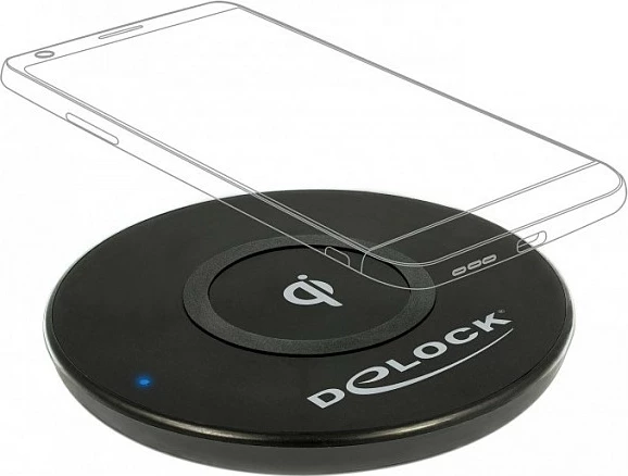 Karikues wireless Qi DeLOCK 65917, 10W, USB, i zi