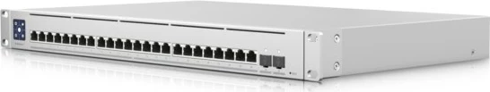 Switch i menaxhuar Ubiquiti UniFi Enterprise XG 24, 24 porta 10G Ethernet, çelik inox
