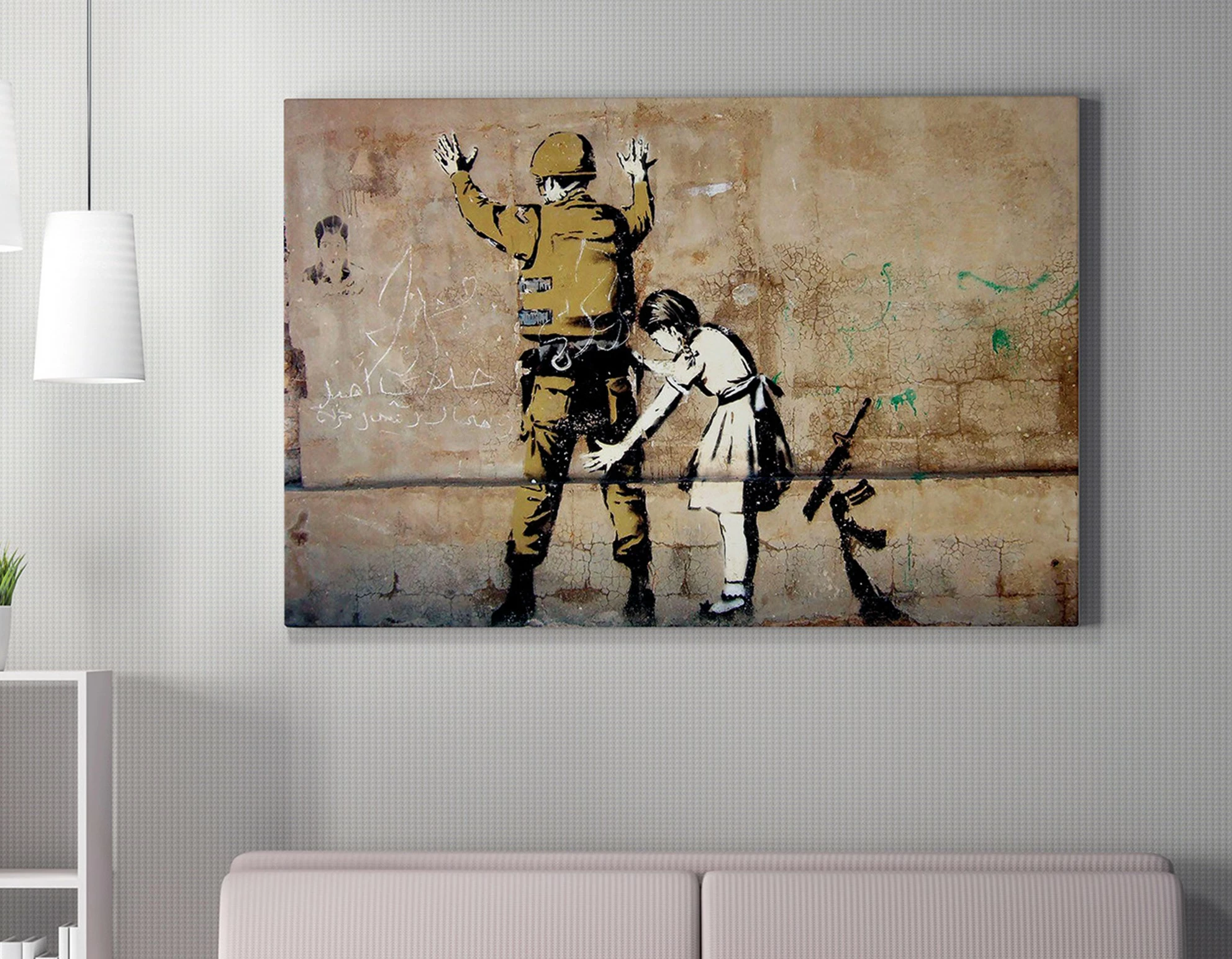Pikturë dekorative në kanavacë, Banksy, WY14, 50x70cm