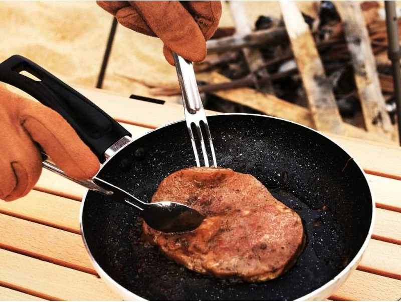 Set lugë e pirun NexTool për outdoor, inox