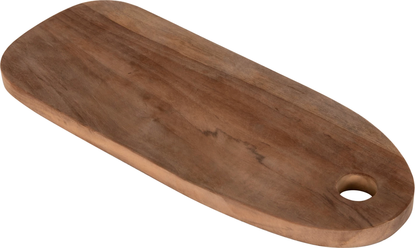 Dërrasë prerëse oblong, dru tik, ngjyrë natyrale, FH4286, 15x39x2H cm