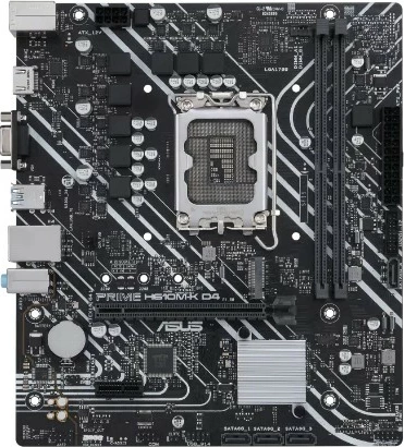Pllakë amë ASUS PRIME H610M-K D4, Intel, LGA 1700, DDR4-SDRAM, 64 GB, micro ATX