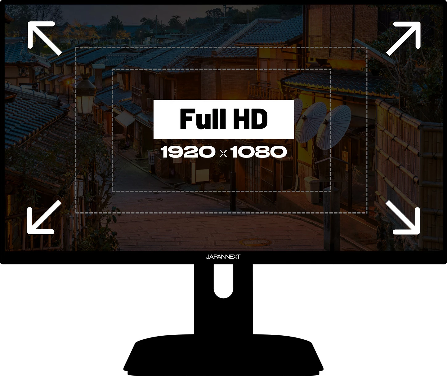 Monitor gaming JAPANNEXT FHD 23.8" IPS Full HD, 200Hz, 0.5ms, i zi