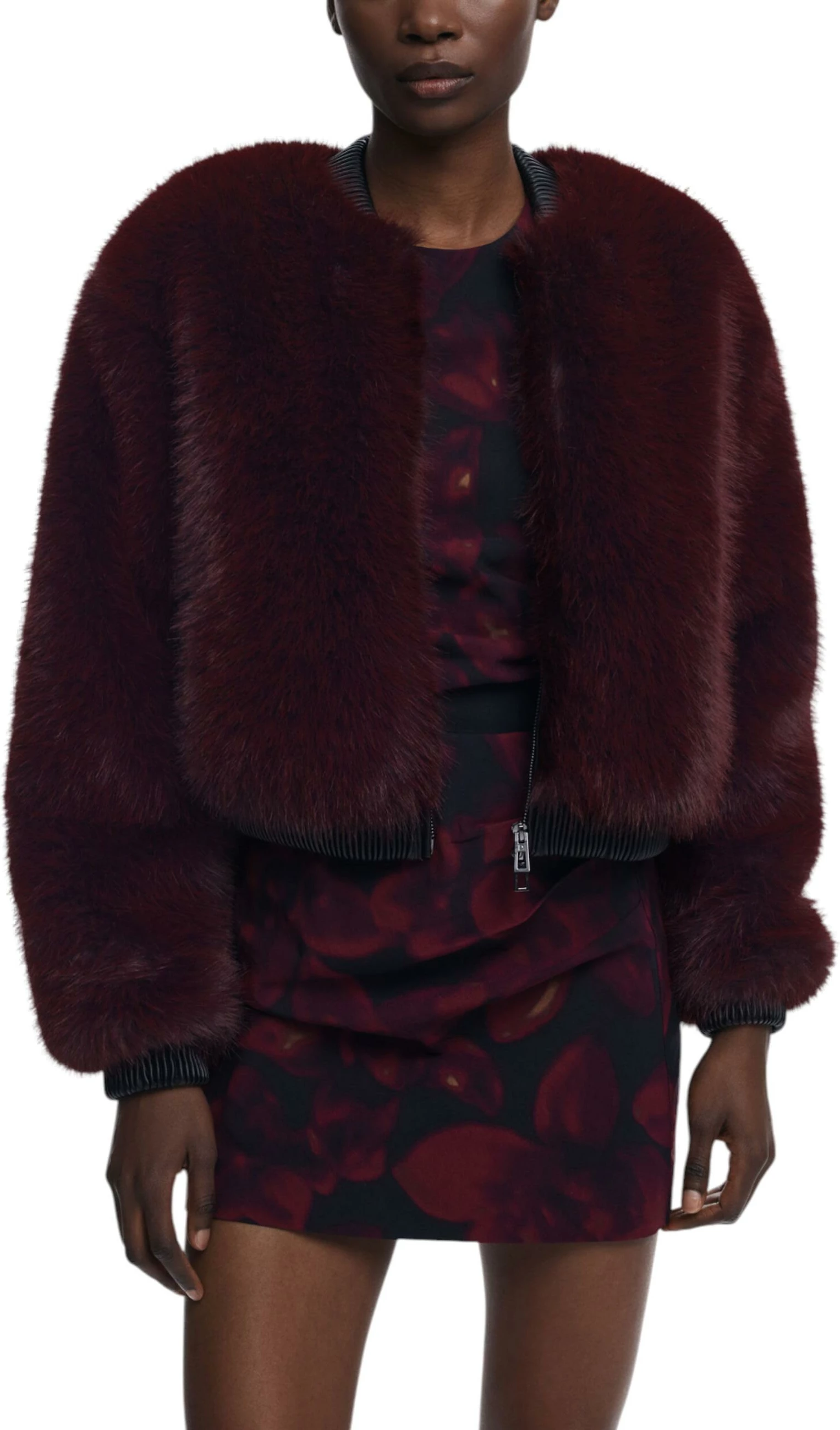 Jakne për femra Desigual CHAQ_RASPBERRY 25WWEW67, bordo