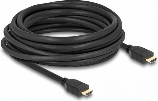 Kabllo HDMI DeLOCK High Speed 48Gbps, 10m, 8K@60Hz, 4K@120Hz, eARC, e zezë