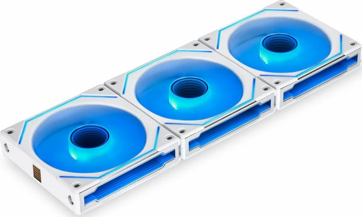 Ventilator PC Lian Li UNI FAN SL-INF 120 UF-SLIN120-3W, 120mm ARGB PWM, 3-pack, i bardhë