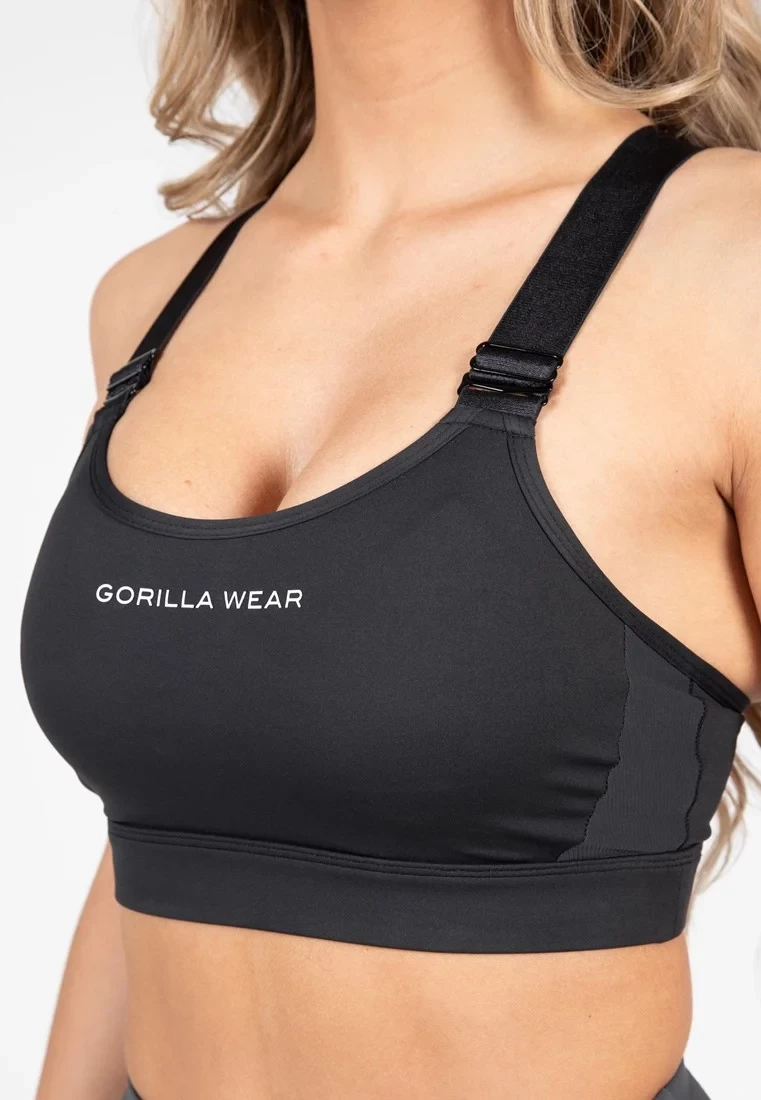 Monroe Sports Bra - Black [Madhësia: L]