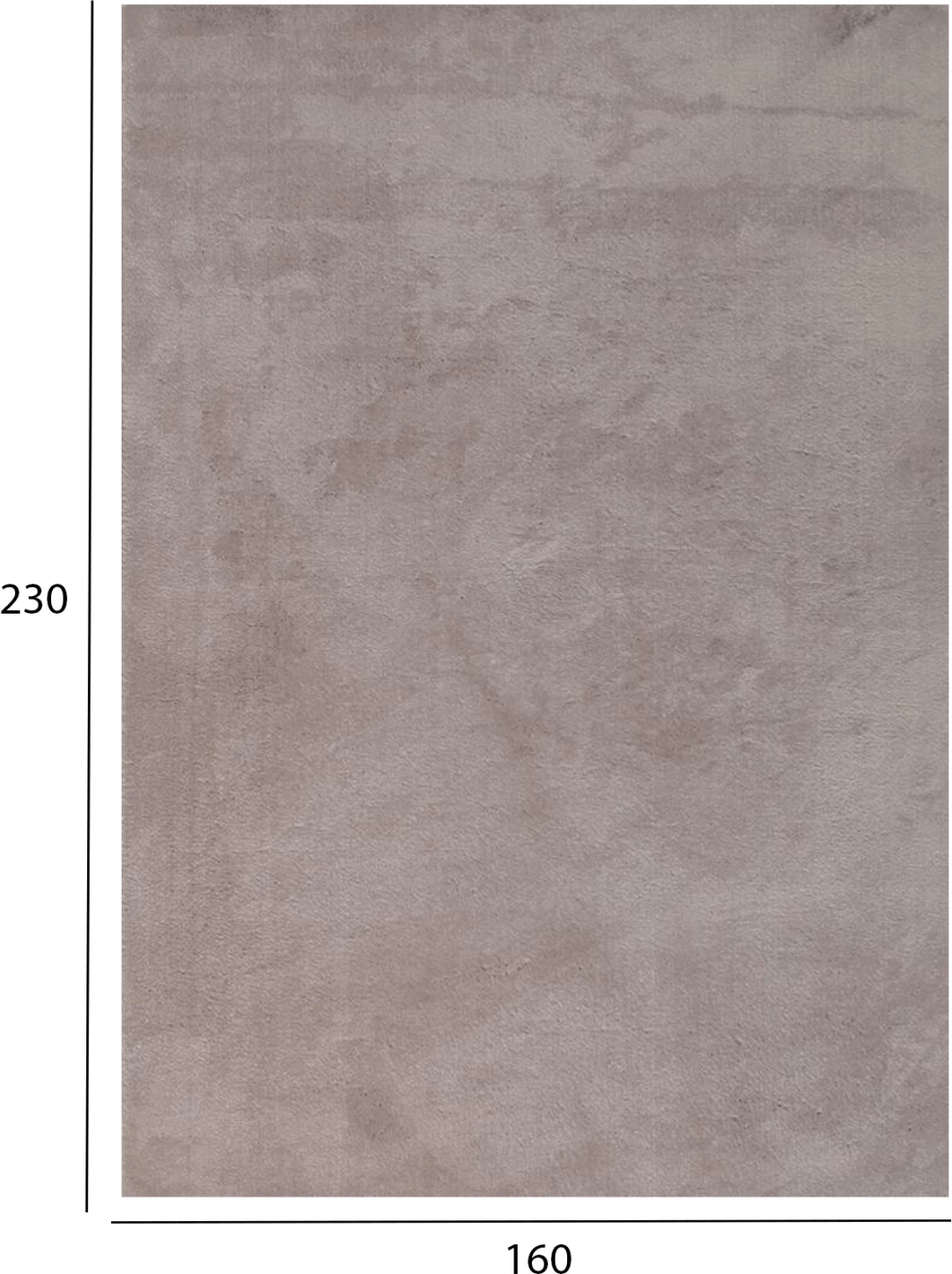 Tapet SEMELE ngjyrë kafe me franja, FH7671.03, 160x230 cm