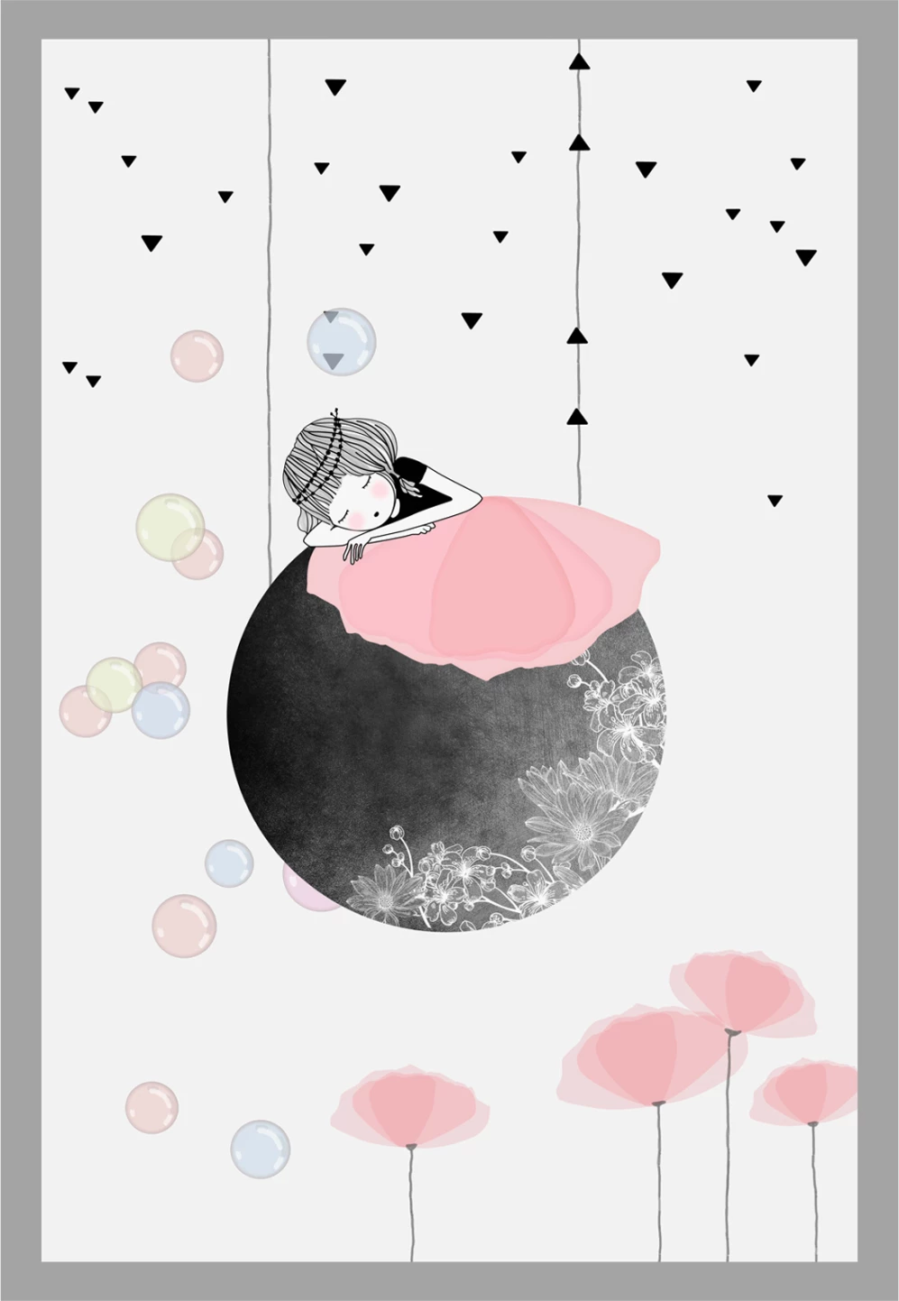 Qilim për fëmijë, ngjyrë hiri, FH7678.01, 80x150 cm