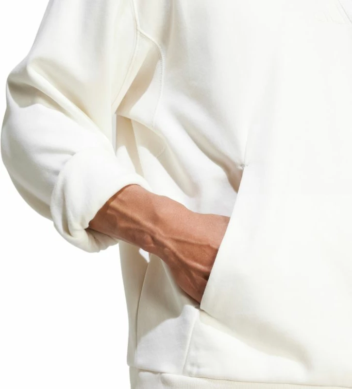 Duks për meshkuj adidas All Szn Fleece Hoodie IY4121, i bardhë