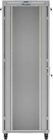 Kasë serveri Lanberg FF01-8047-12SL, 47U, me derë xhami, LCD, Gri