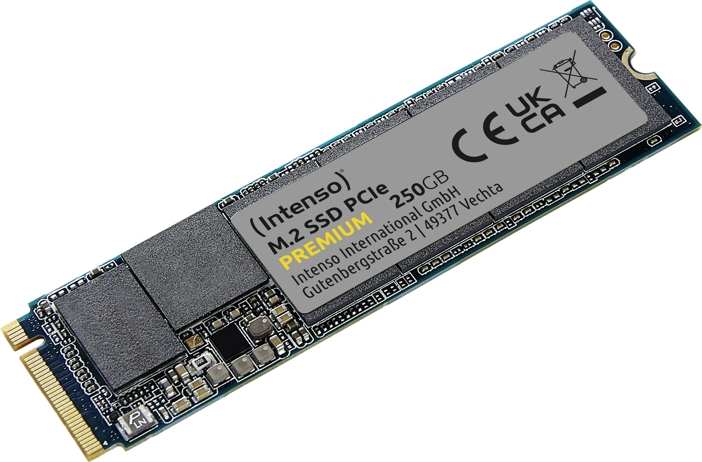 SSD Intenso M.2 PCIe Premium, 250 GB, 2100 MB/s