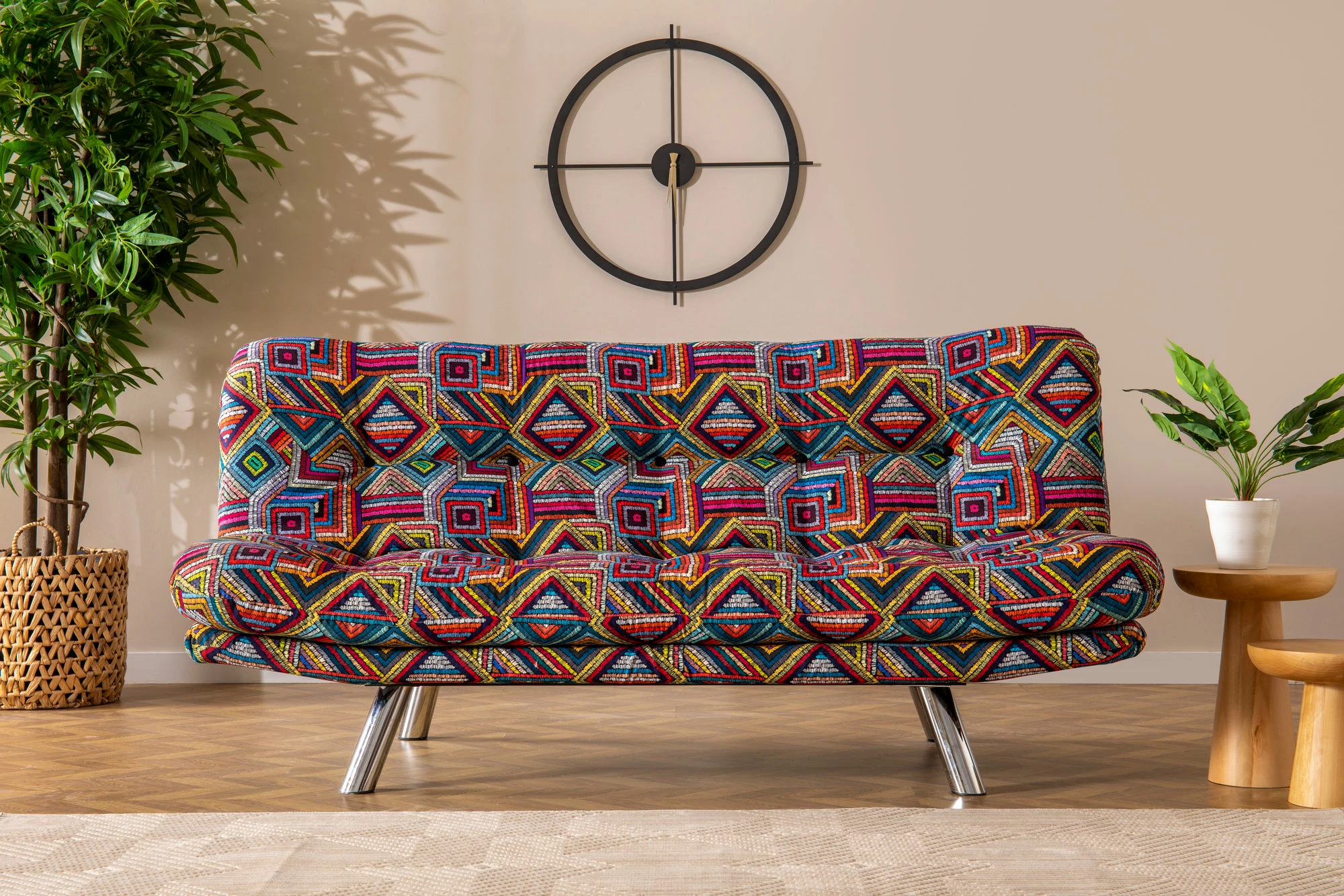 Divan-krevat 3 vendësh, Atelier del Sofa, Misa Small, patchwork
