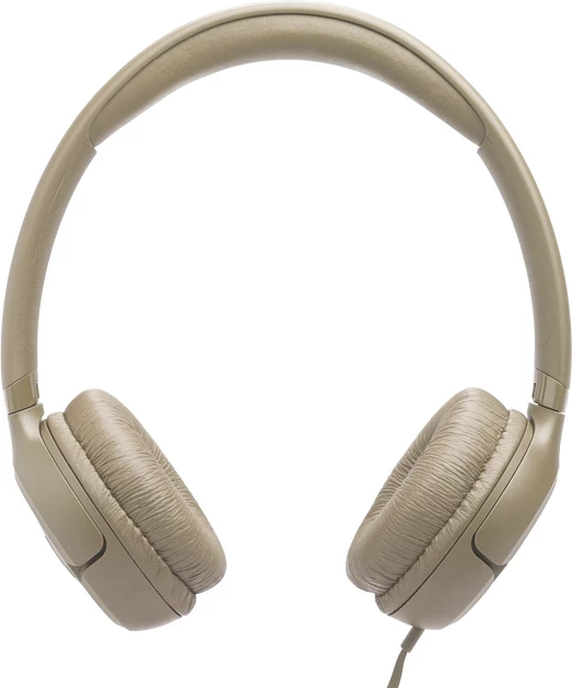 Kufje JBL Tune 530, me kabllo 3.5 mm, on-ear, mikrofon, bezhë