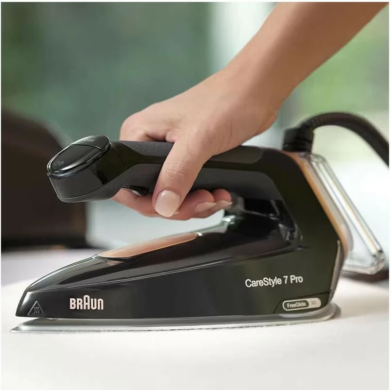 Hekur me stacion avulli Braun CareStyle 7 Pro IS 7286 BK, 2700W, 8 bar, 2.0L, i zi