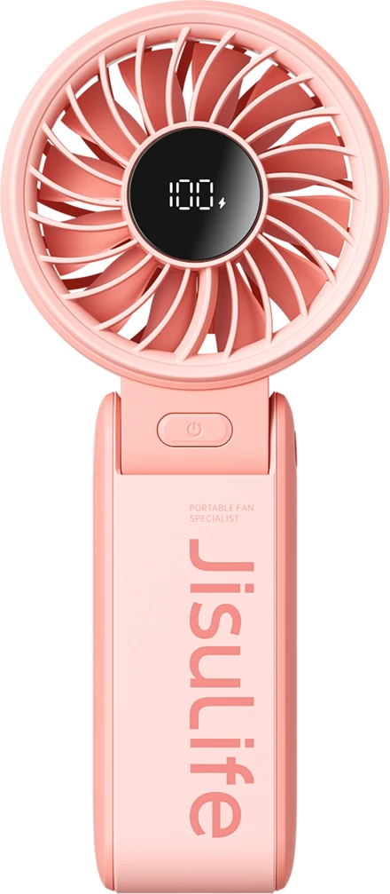 Ventilator dore Jisulife Life7, 3600mAh, USB-C, Rozë