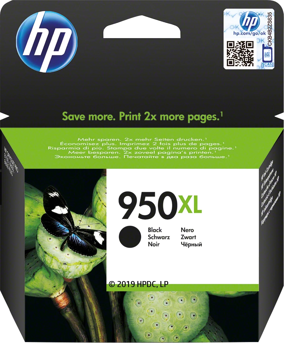 Fishek boje, HP, 950XL CN045AE, XL 53 ml, deri 2300 faqe, zi