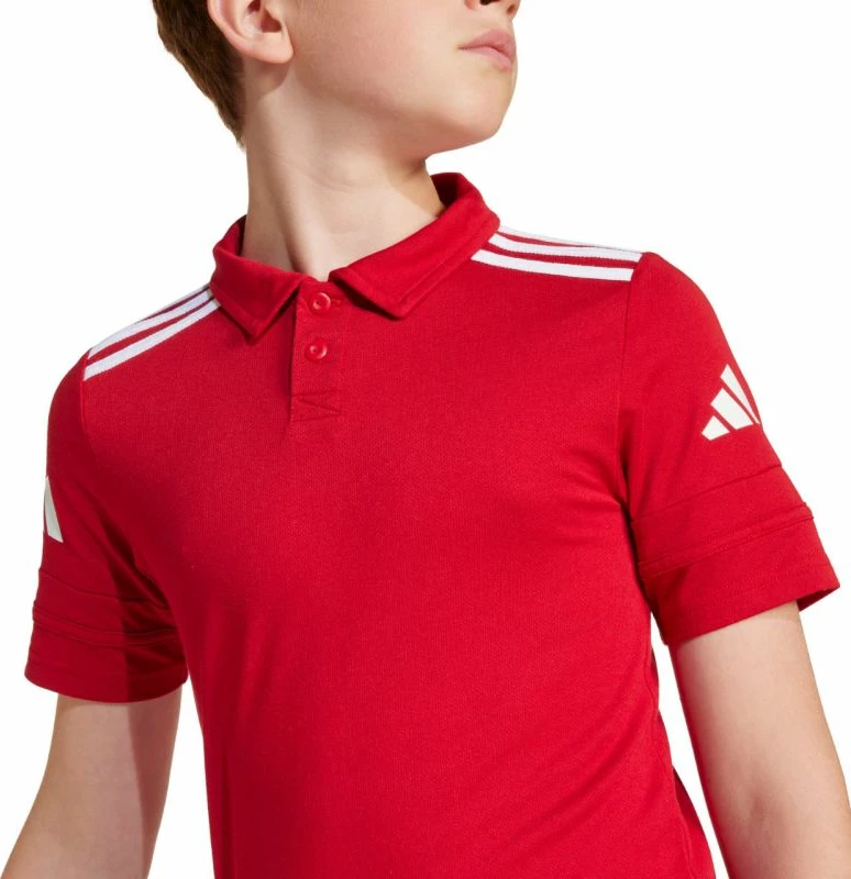 Maicë polo për fëmijë adidas, e kuqe [Madhësia: 152 cm]