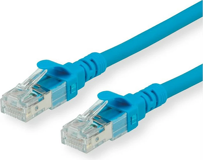 Kabllo rrjeti ROLINE 21152944, Cat6, 0.3 m, RJ-45, U/UTP, LSZH, Blu