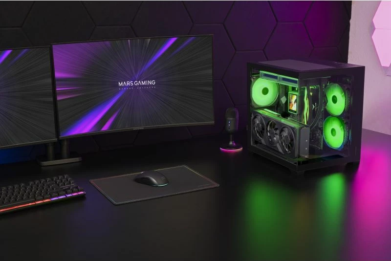 Kasë PC TACENS MARS MC-VIEW3, e zezë