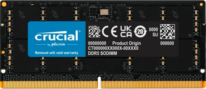 RAM Memorje Crucial CT16G56C46S5 16GB DDR5-5600MHz SODIMM CL46 1.1V