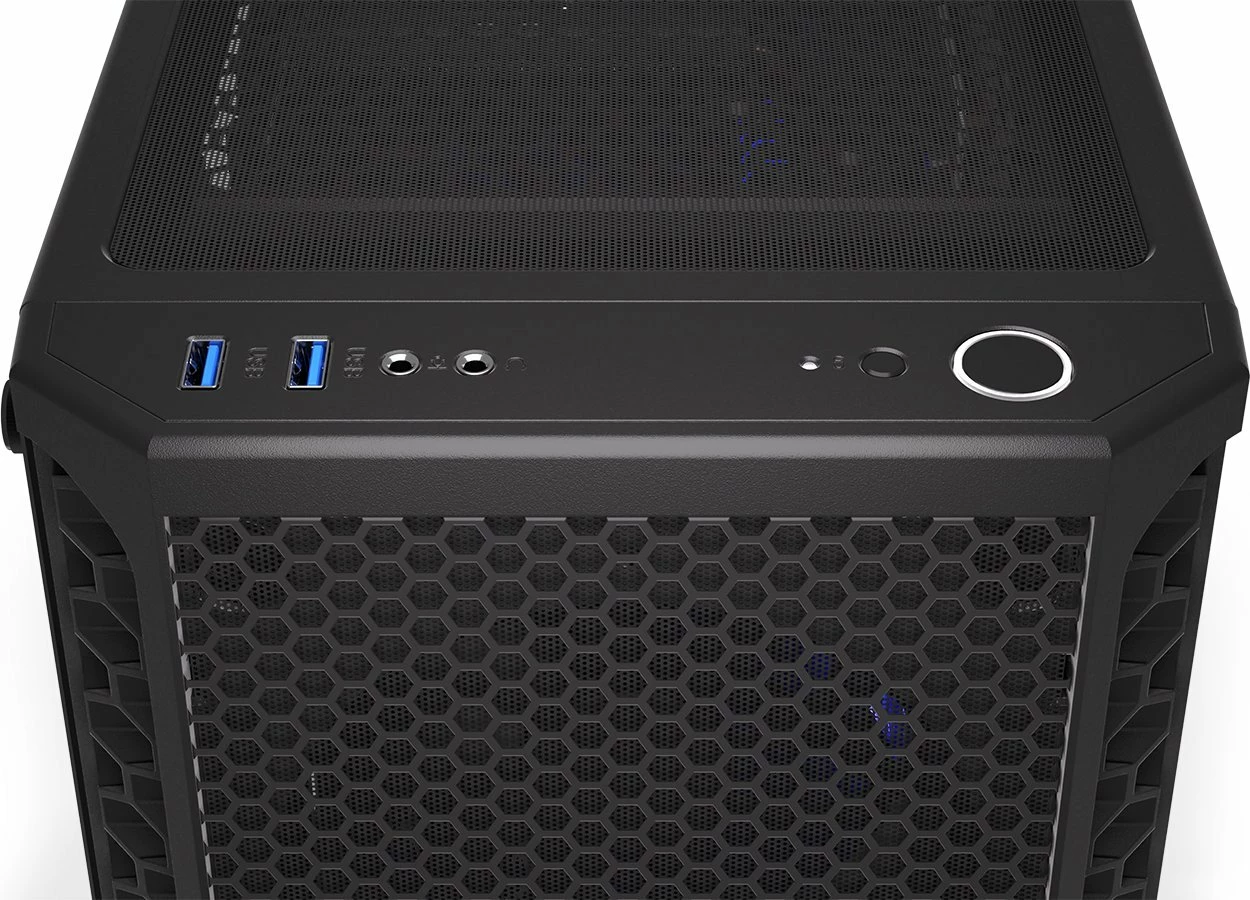 Kasë Endorfy Signum 300 Air EY2A005 Midi Tower ATX/mATX/Mini-ITX, panel anësor xham i kalitur, 4x Stratus 120 PWM fanë, e zezë