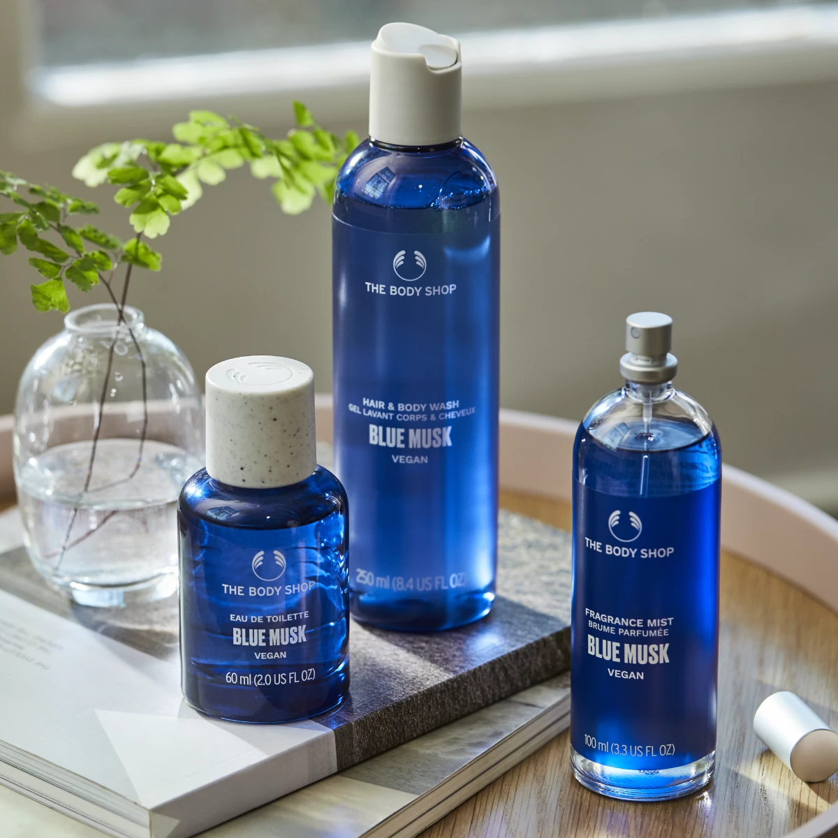 Xhel larës për flokët dhe trupin Blue Musk, 250 ml