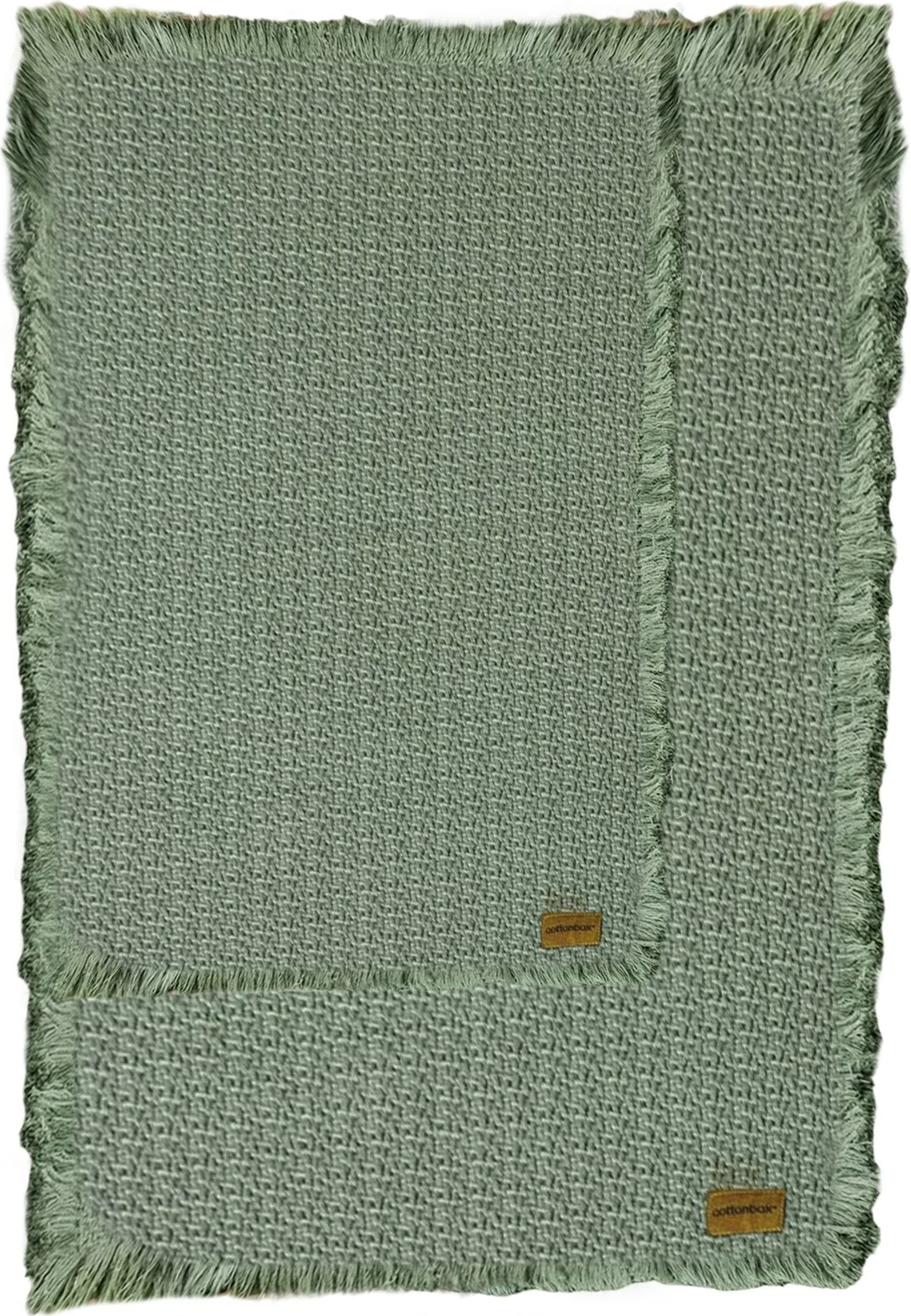 Set tapetash për banjo (2 copë), Mijölnir, qilim për banjo, ngjyrë e gjelbër