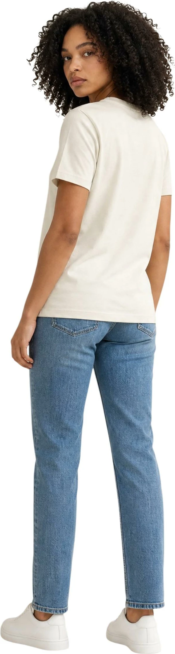 Maicë Calvin Klein Jeans LV047G829G për femra, krem [Madhësia: S]