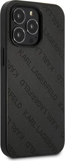 Mbështjellës Karl Lagerfeld Perforated Allover për iPhone 13 Pro / 13 6.1", i zi