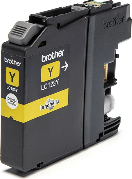 Toner Brother LC123Y, 600 faqe, Ngjyrë e verdhë